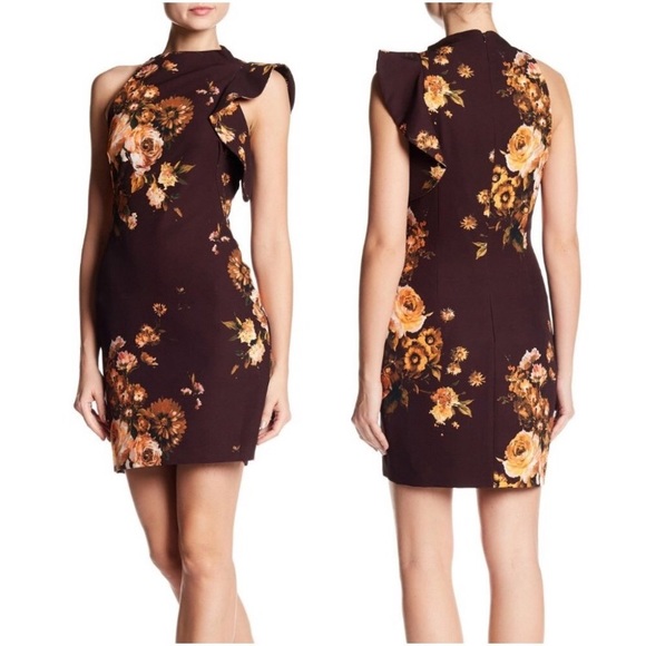 Black Halo Dresses & Skirts - Black Halo Pabla Floral Mini Dress